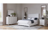 PNRA81 Grace Three Drawer Nightstand In Snowfall White