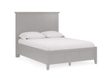 PNKGL4 Grace Three Panel Bed In Elephant Grey