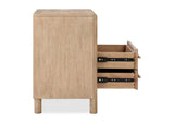 NSPV81B Dorsey Two Drawer USB - Charging Nightstand In Granola
