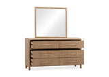 NSPV82 Dorsey Six Drawer Dresser In Granola