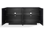 MPMV78 Doheny Wood And Metal Two Door Sideboard In Black And Brass