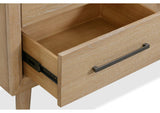 MXNK78 Franklin Three Drawer Two Door White Oak Sideboard In Au Natural