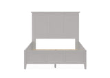 PNKGL6 Grace Three Panel Bed In Elephant Grey