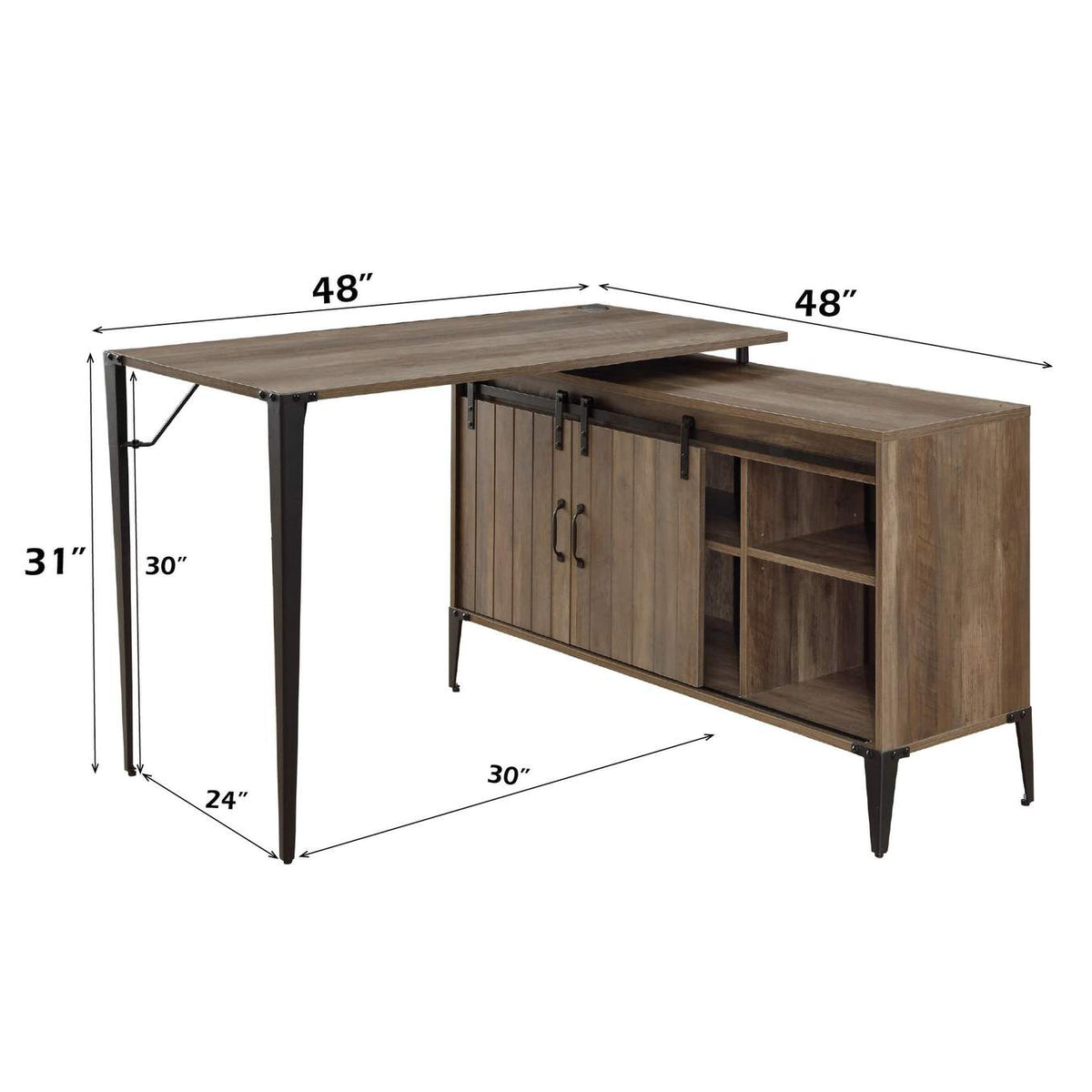 OF00012 Zakwani Writing Desk with USB