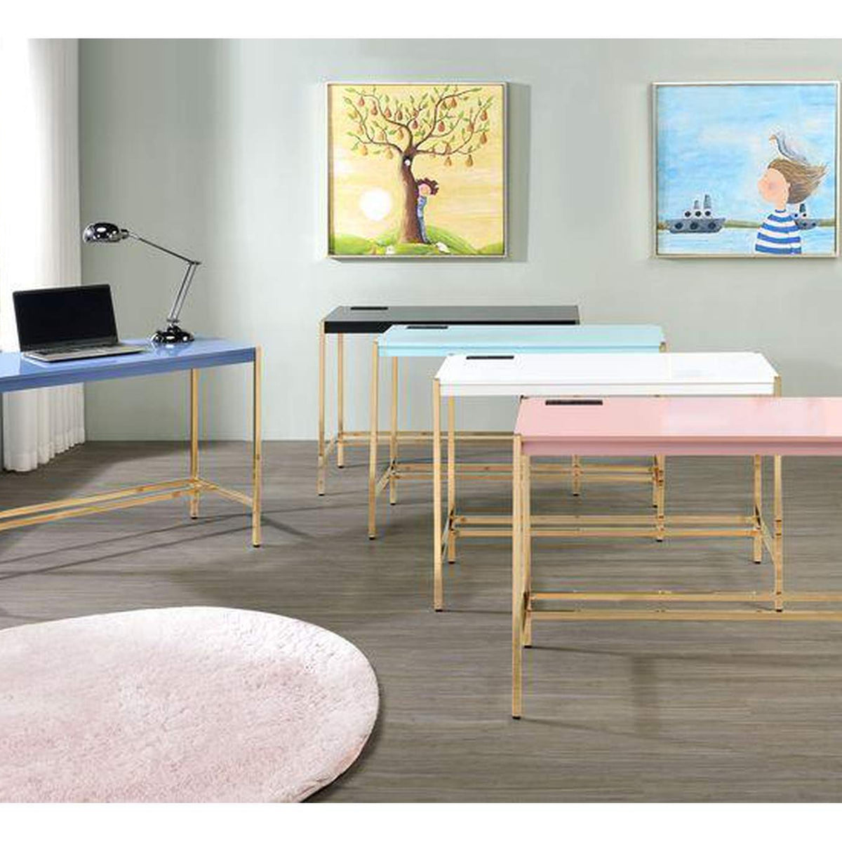 OF00024 Midriaks Writing Desk with USB
