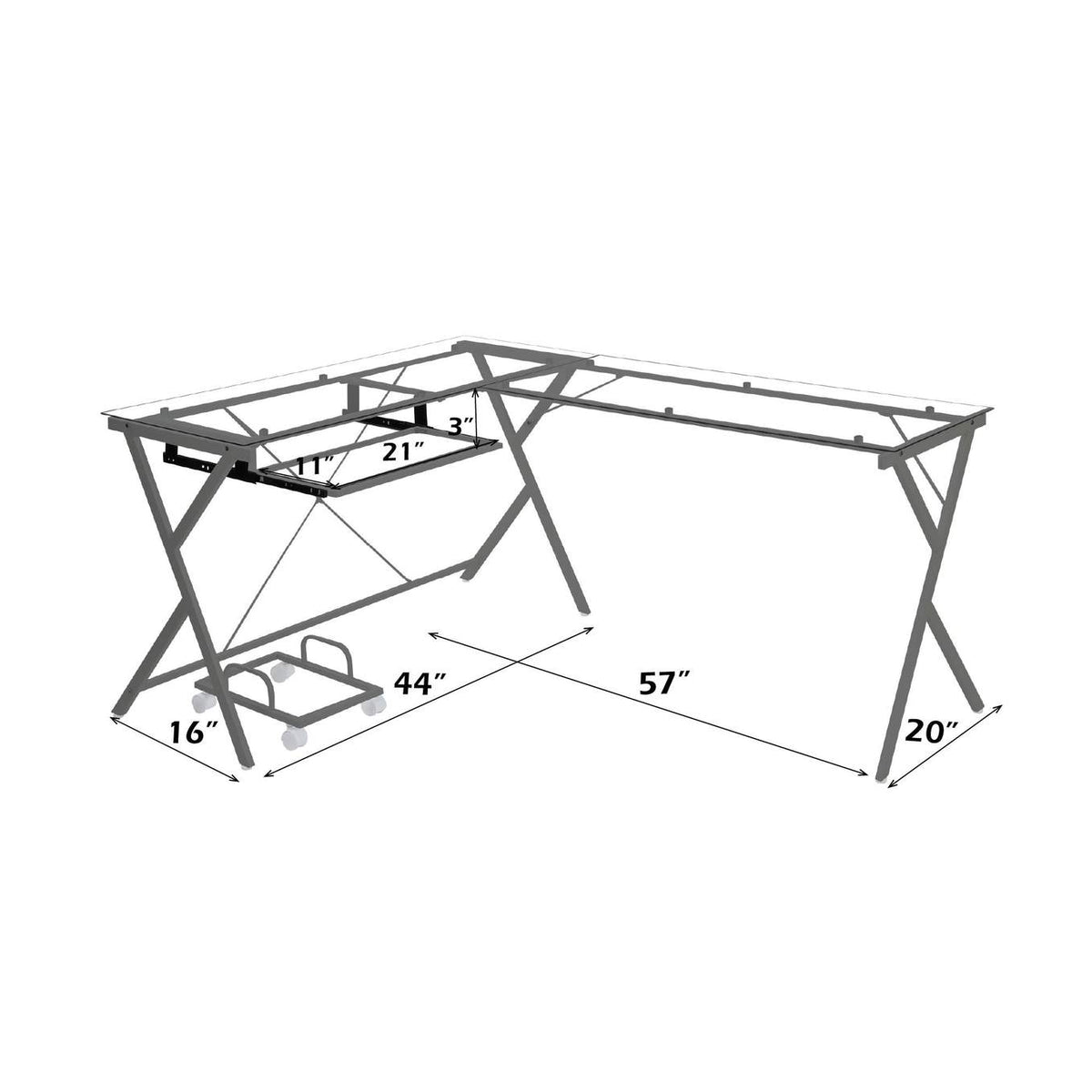 OF00047 Dazenus Computer Desk
