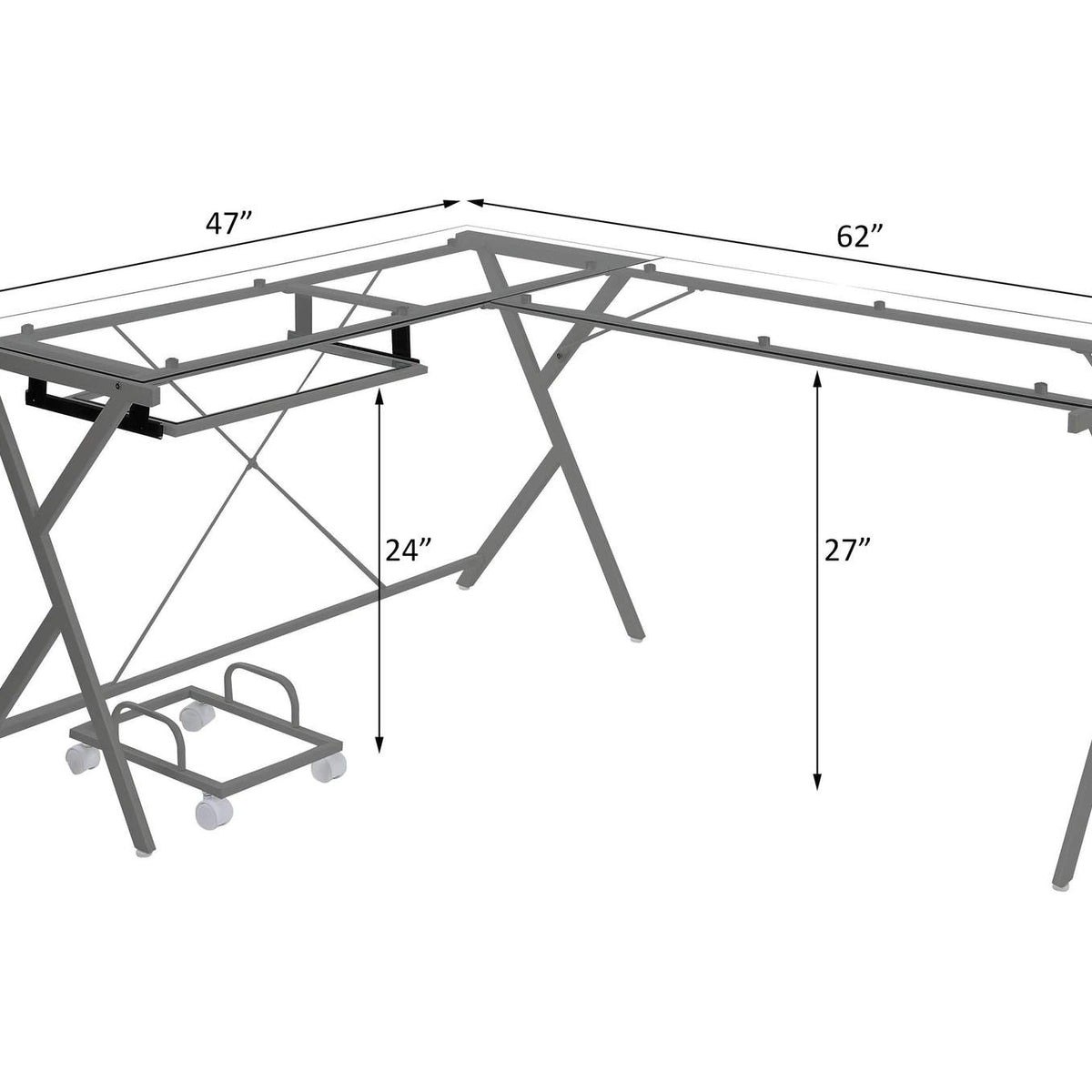 OF00047 Dazenus Computer Desk