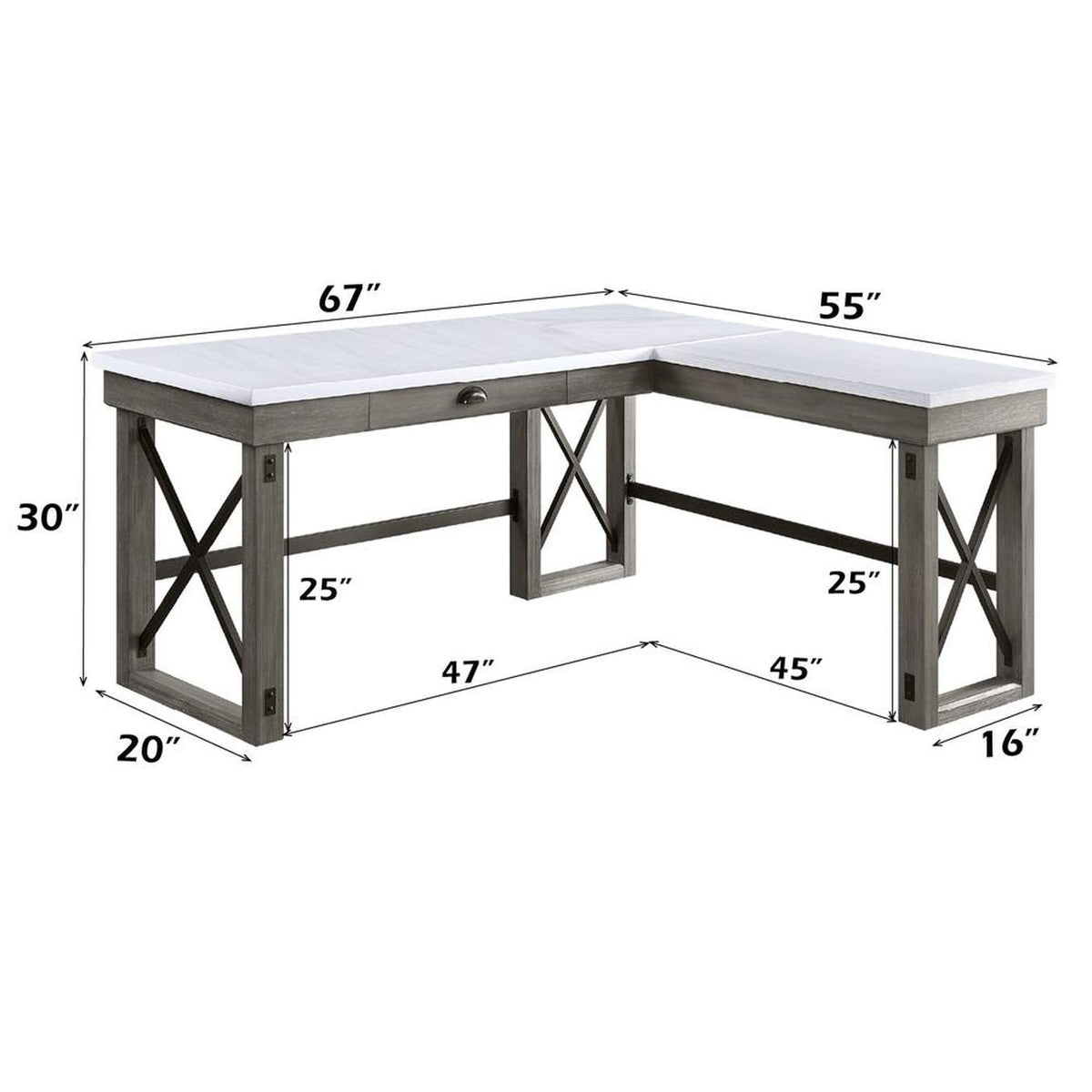 OF00056 Talmar Writing Desk with Lift Top