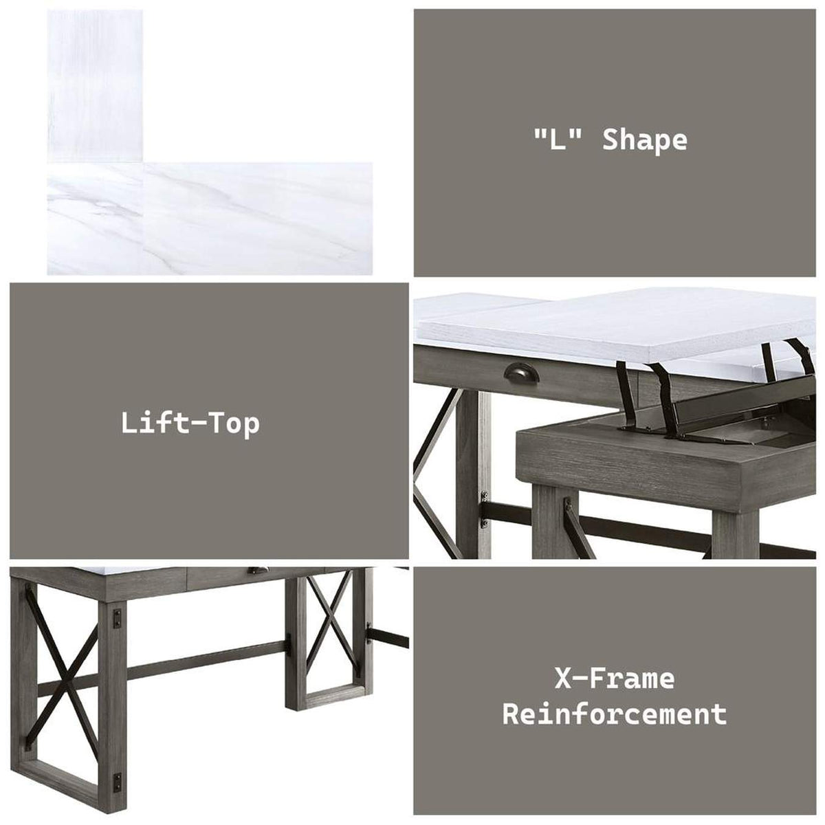 OF00056 Talmar Writing Desk with Lift Top