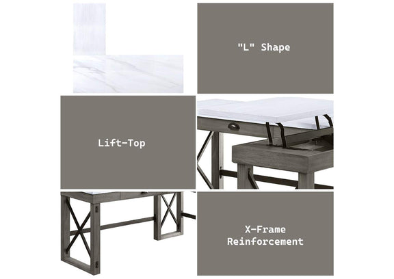 OF00056 Talmar Writing Desk with Lift Top