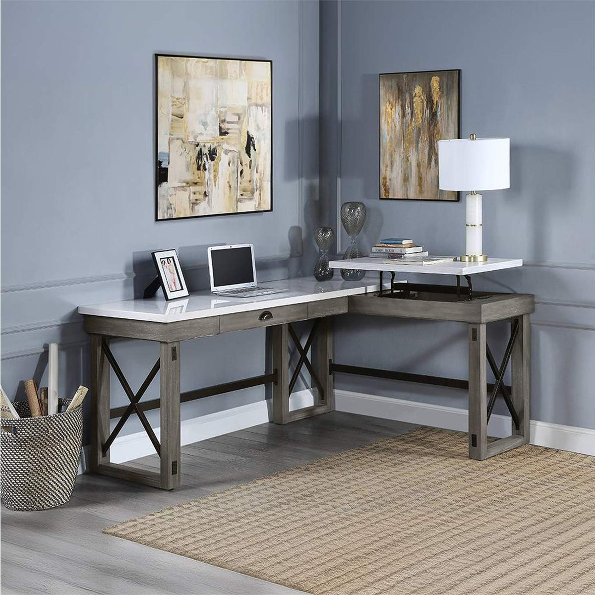 OF00056 Talmar Writing Desk with Lift Top