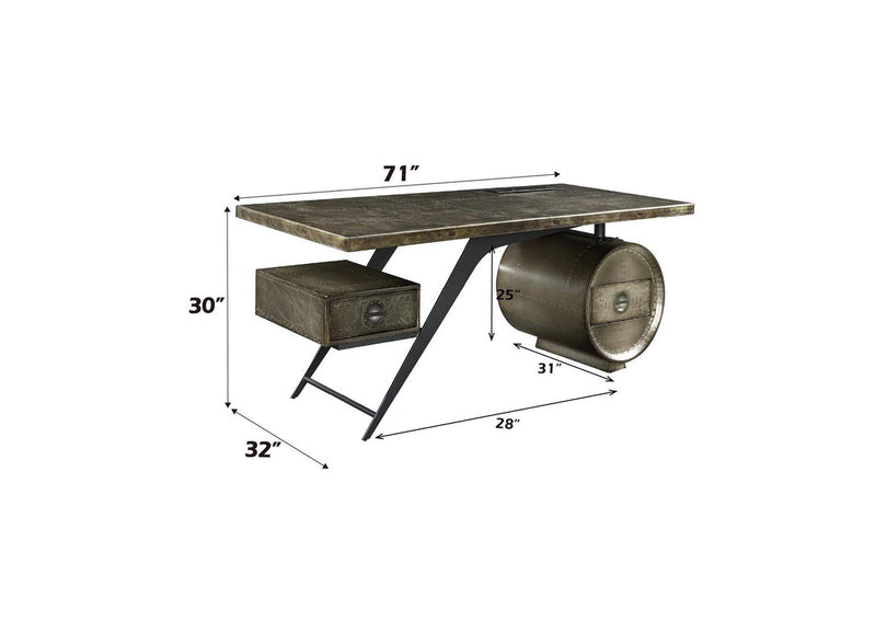 OF02586 Brancaster Executive Writing Desk with USB