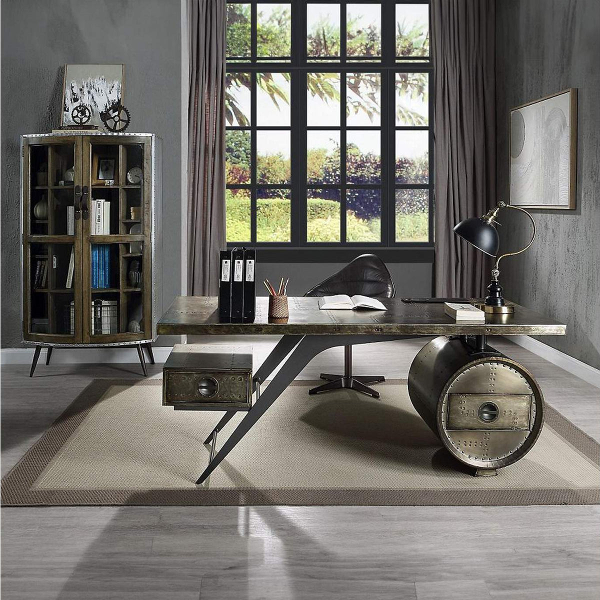 OF02586 Brancaster Executive Writing Desk with USB