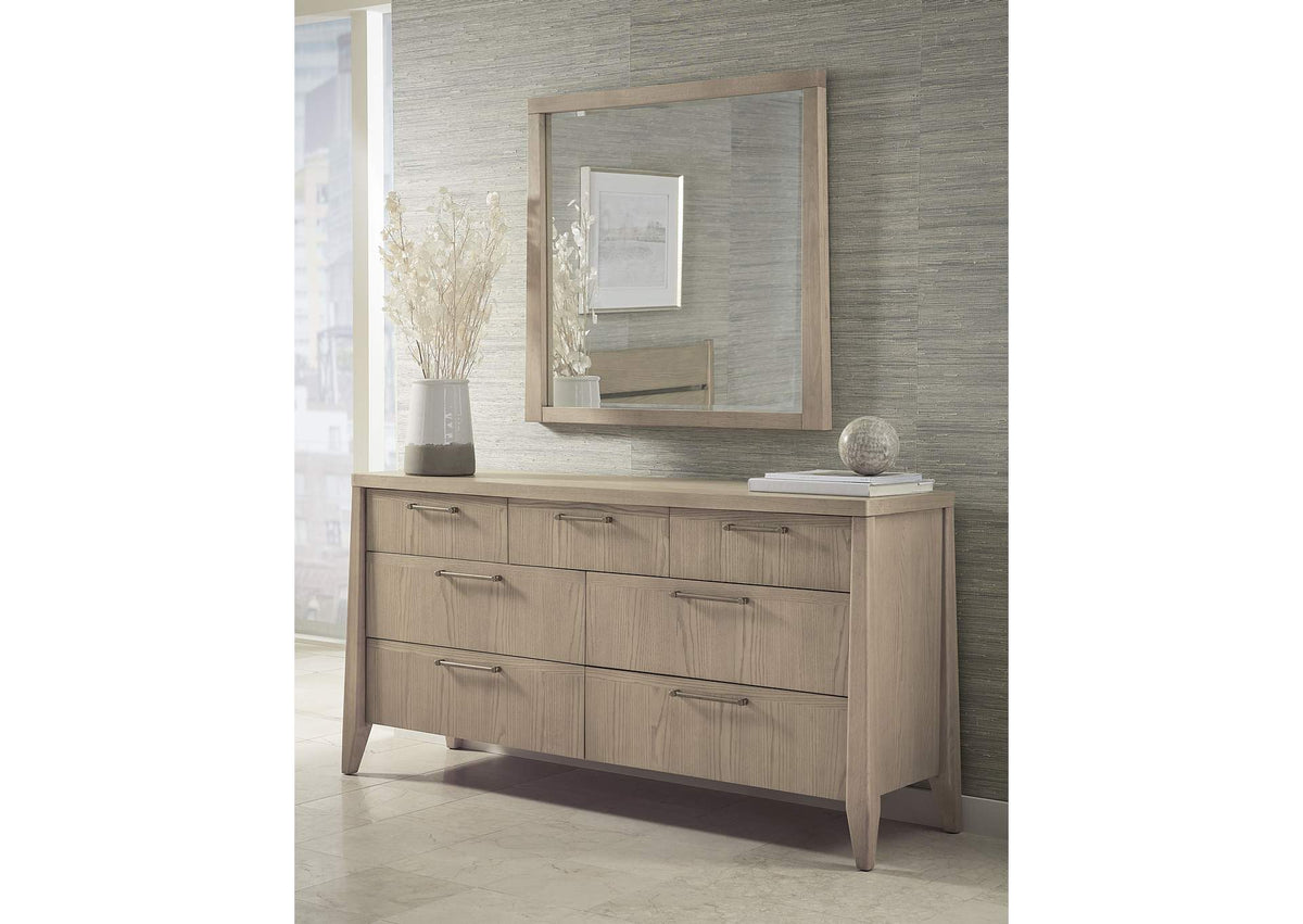 QETW82 Sumire Seven Drawer Ash Wood Dresser In Ginger