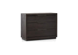 AZU584BA Oxford 3 Drawer Nightstand In Basalt Grey (2024)