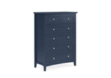 PNKX84A Grace Five Drawer Chest In Blueberry (2024)