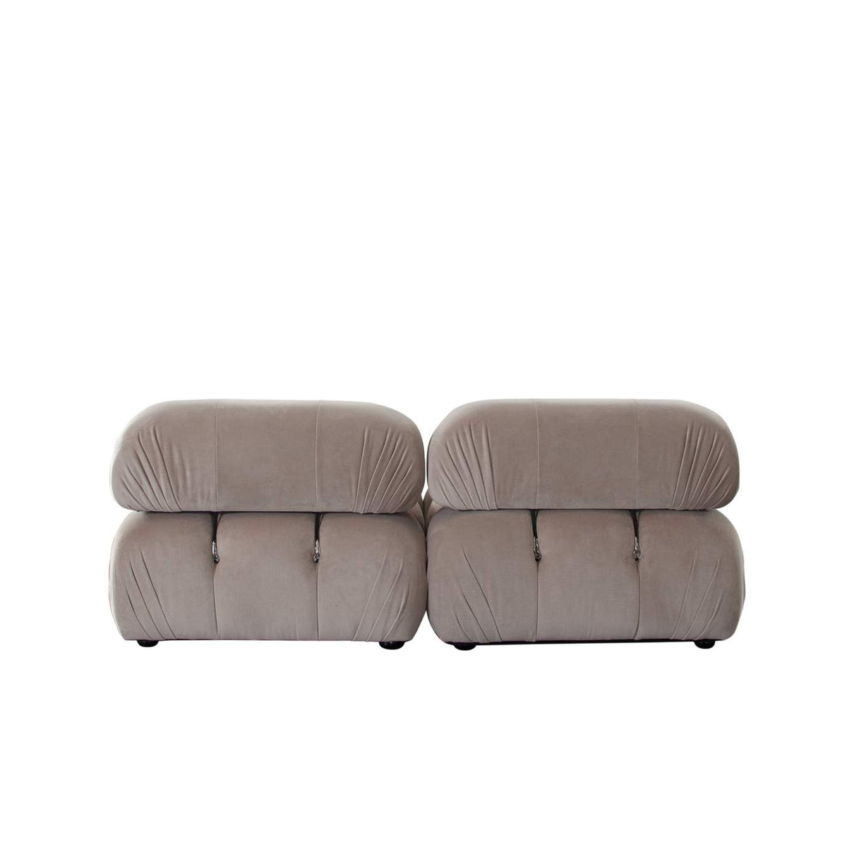 PALOMA1LC1RCTN Paloma 2pc Modular 74 Inch Sofa In Mink Tan Velvet