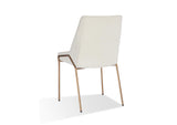 PUSJ63AMZ Cyrus Upholstered Dining Chair In Cottage Cheese Boucle And Brushed Bronze Metal (Set of 2)