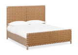 NSPVK5 Dorsey Woven Panel Bed In Granola And Ginger