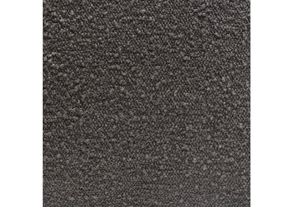 PILLOW16CC2PK Set Of (2) 16" Square Accent Pillows In Charcoal Boucle Textured Fabric