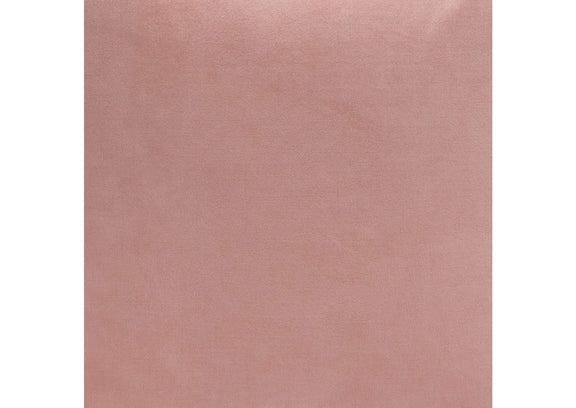 PILLOW16PN2PK Set Of (2) 16" Square Accent Pillows In Blush Pink Velvet