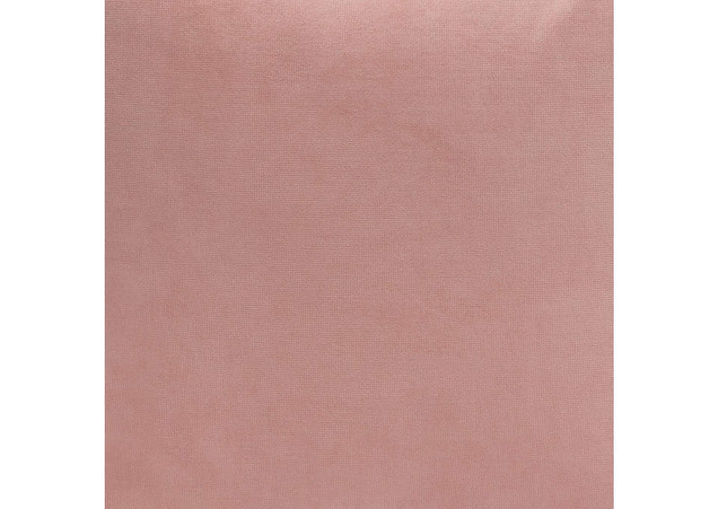 PILLOW16PN2PK Set Of (2) 16" Square Accent Pillows In Blush Pink Velvet