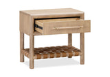 NSPV81 Dorsey One Drawer USB - Charging Nightstand In Granola