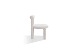 PWNB63A Addison Modern Dining Chair In Cotton Ball Boucle (Set of 2)