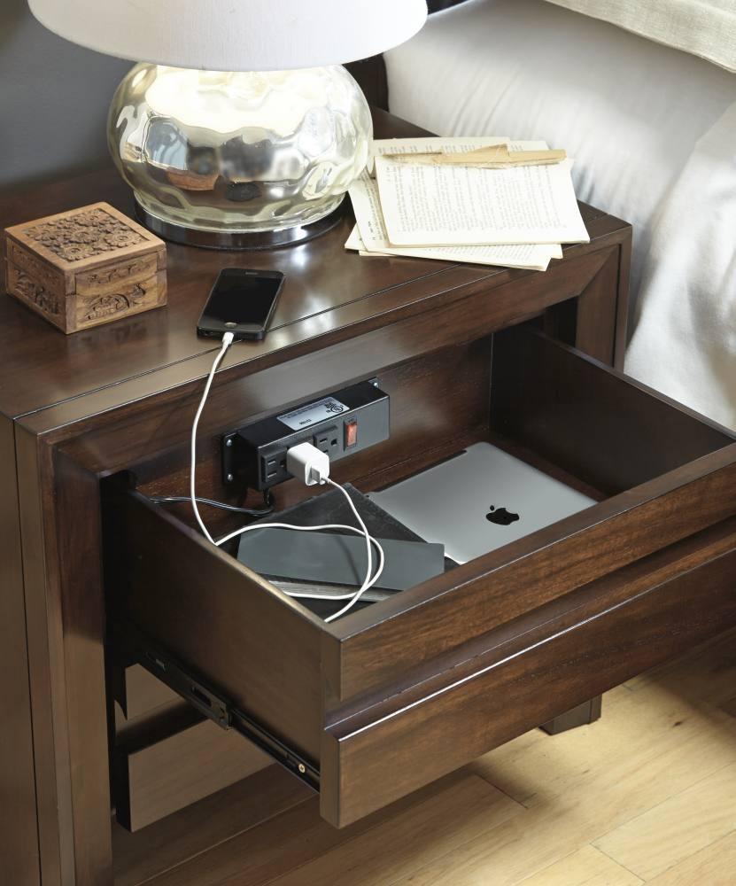 Element Nightstand with Charging Station