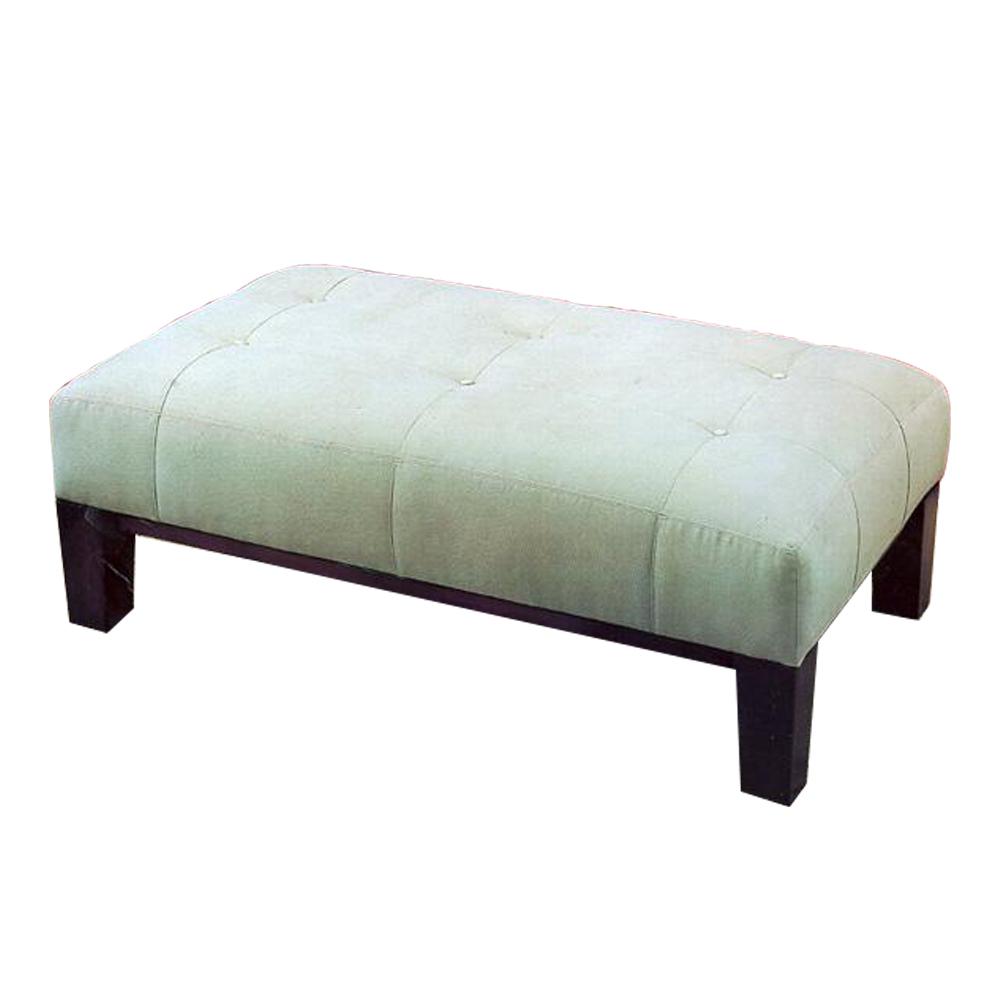 Ginger contemporary ottoman by Flores Design
