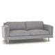 Gray sofa on a white background