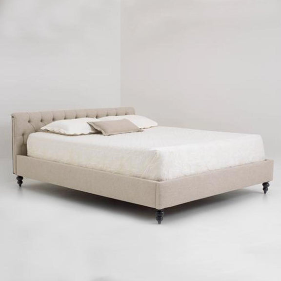Margaret upholstered bed by Flores Design