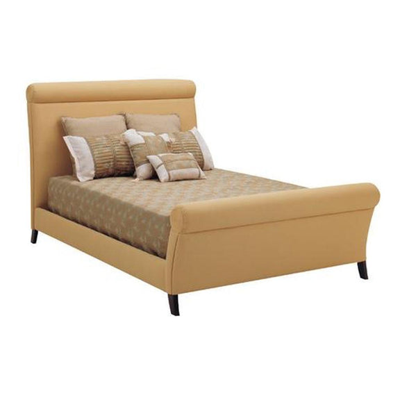 Megan upholstered bed by Flores Design