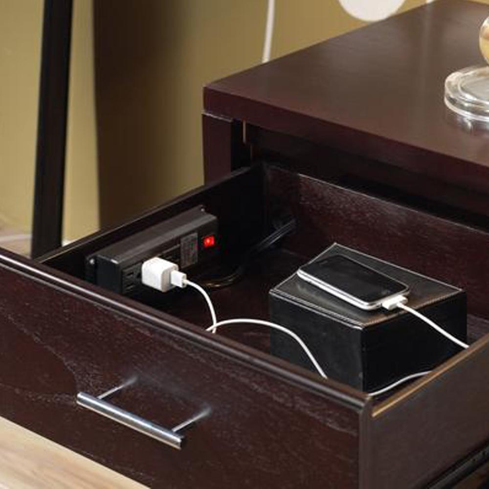 Nevis Nightstand with Charging Station