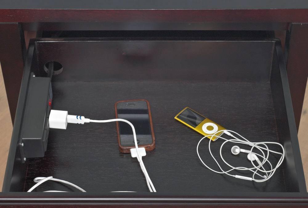 Nevis Nightstand with Charging Station