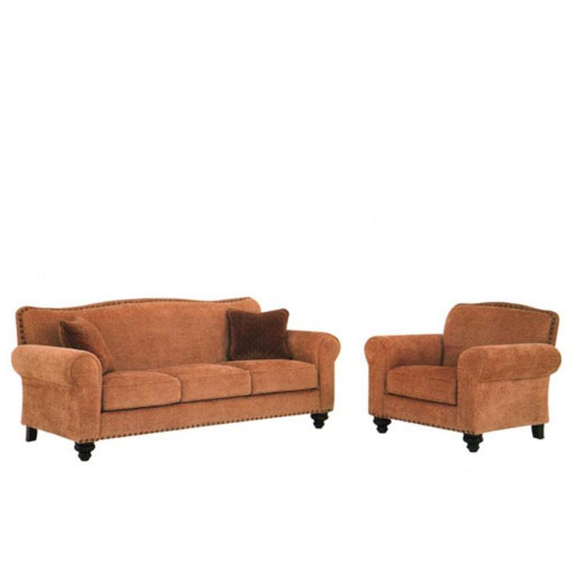 Sunset Sofa Collection in Caramel