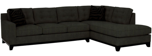 Aberdeen Sectional by Flores Design – Customizable Comfort & Timeless Style Fine-grain distressed