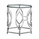 Arthur Side Table High Polish Steel