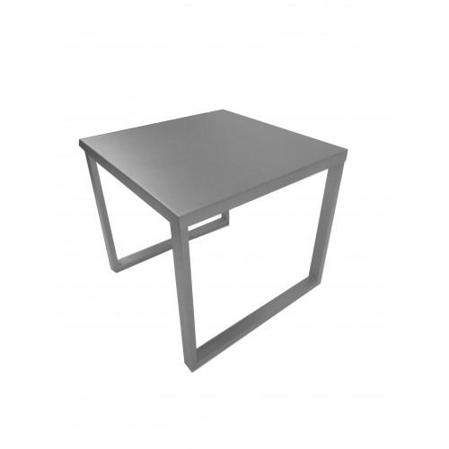 Clark Side Table Brushed Metal