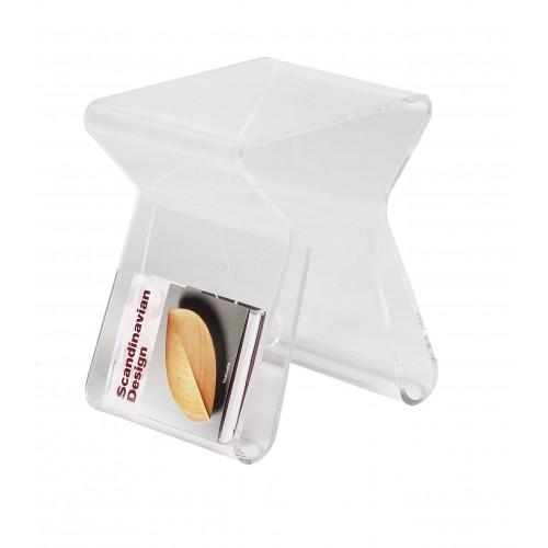 Clip Side Table Clear