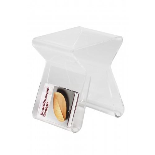 Clip Side Table Clear