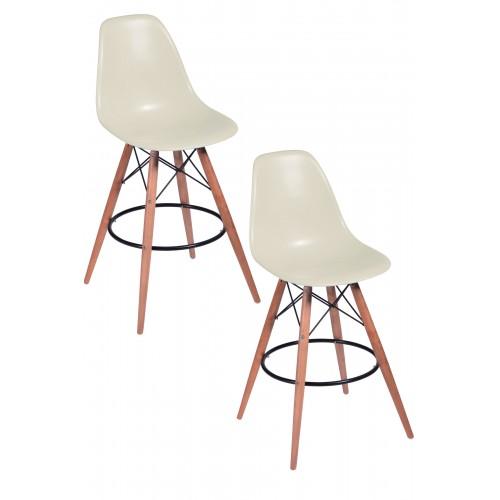 Della Bar Stool White