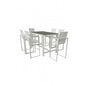 Piano 7 Piece Bar Set White