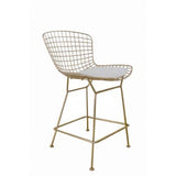 Gold Shuttle Counter Stool
