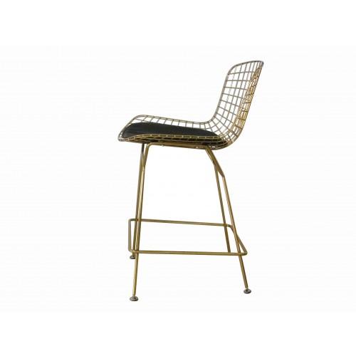Gold Shuttle Counter Stool