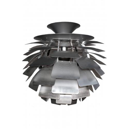 Jess Chandelier Medium 24" Brushed Metal