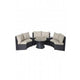 Light 6 Piece Sofa Set Taupe
