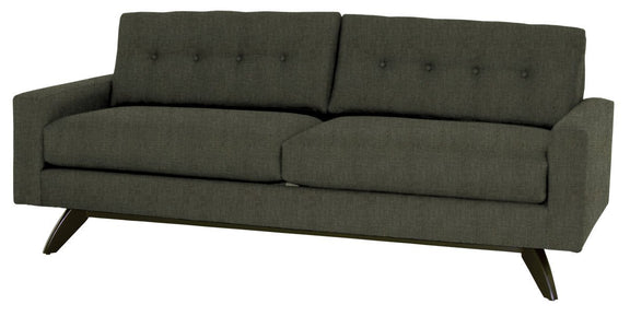 Gray sofa on a white background