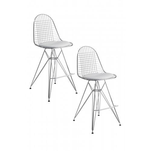 Radar Bar Stool White