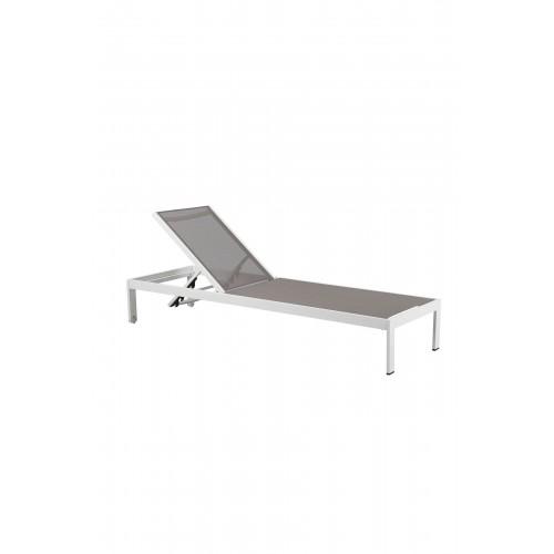 Sally Lounger White Frame